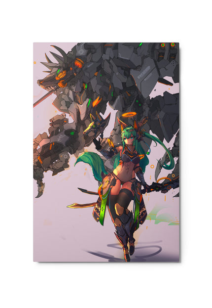 Jackal Giant Metal Print