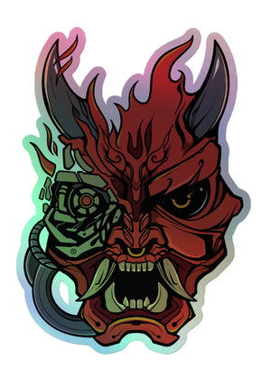 Samurai 2.0 Holographic Sticker